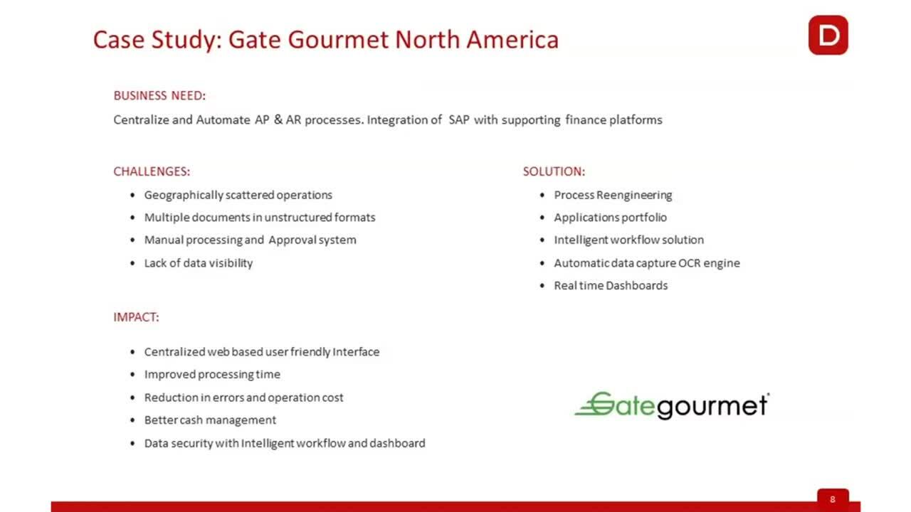 Casestudy - How Gate Gourmet Added Efficiency