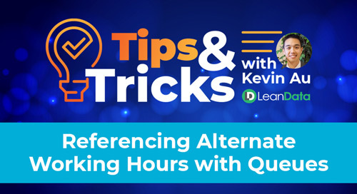Referencing Alternate Working Hours with Queues