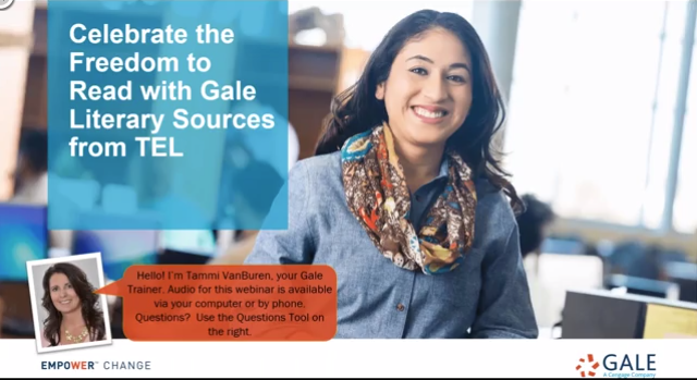 Celebrate the Freedom to Read with Gale Literary Sources from TEL
