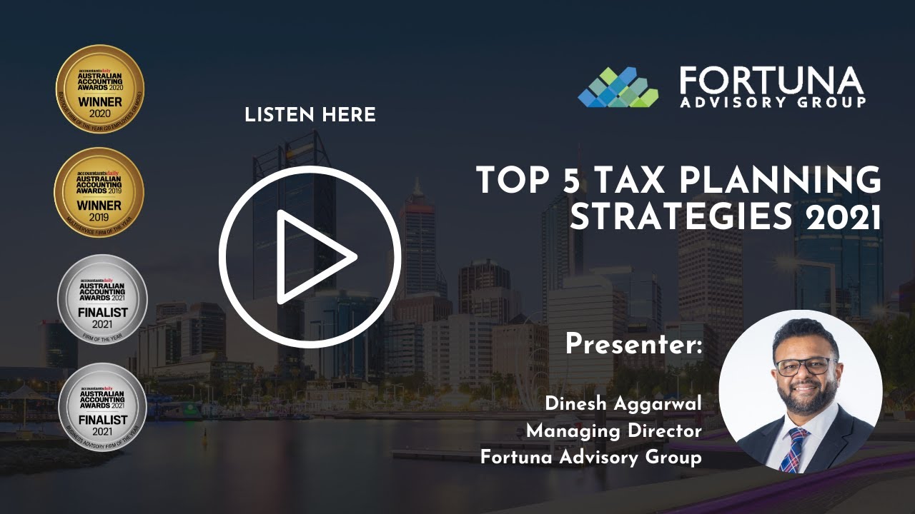 Top 5 Tax Planning Strategies for 2021 with Dinesh Aggarwal