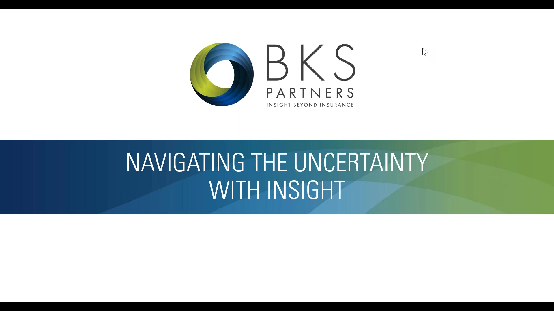 Navigating the Uncertainty with Insight - P&C Market Outlook