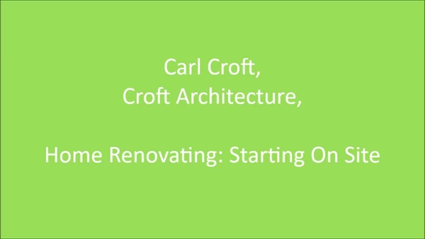 Carl Croft You Tube Starting on Site-1
