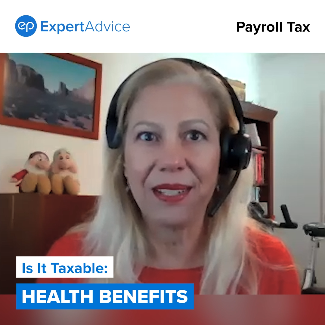 Payroll Tax Expert Becky Harshberger reveals whether health benefits are taxable on a film production.