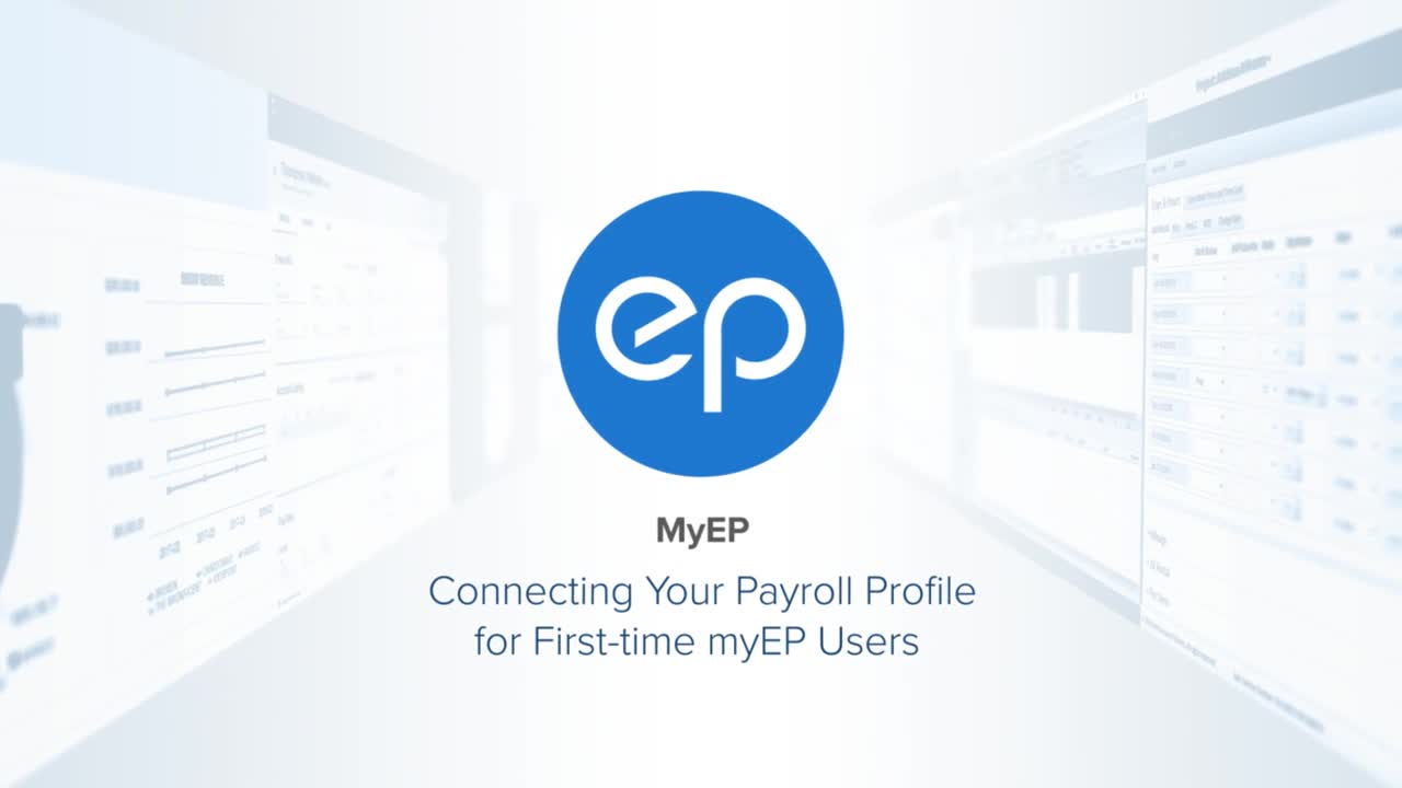 Connecting Your Payroll Profile for First-time myEP Users