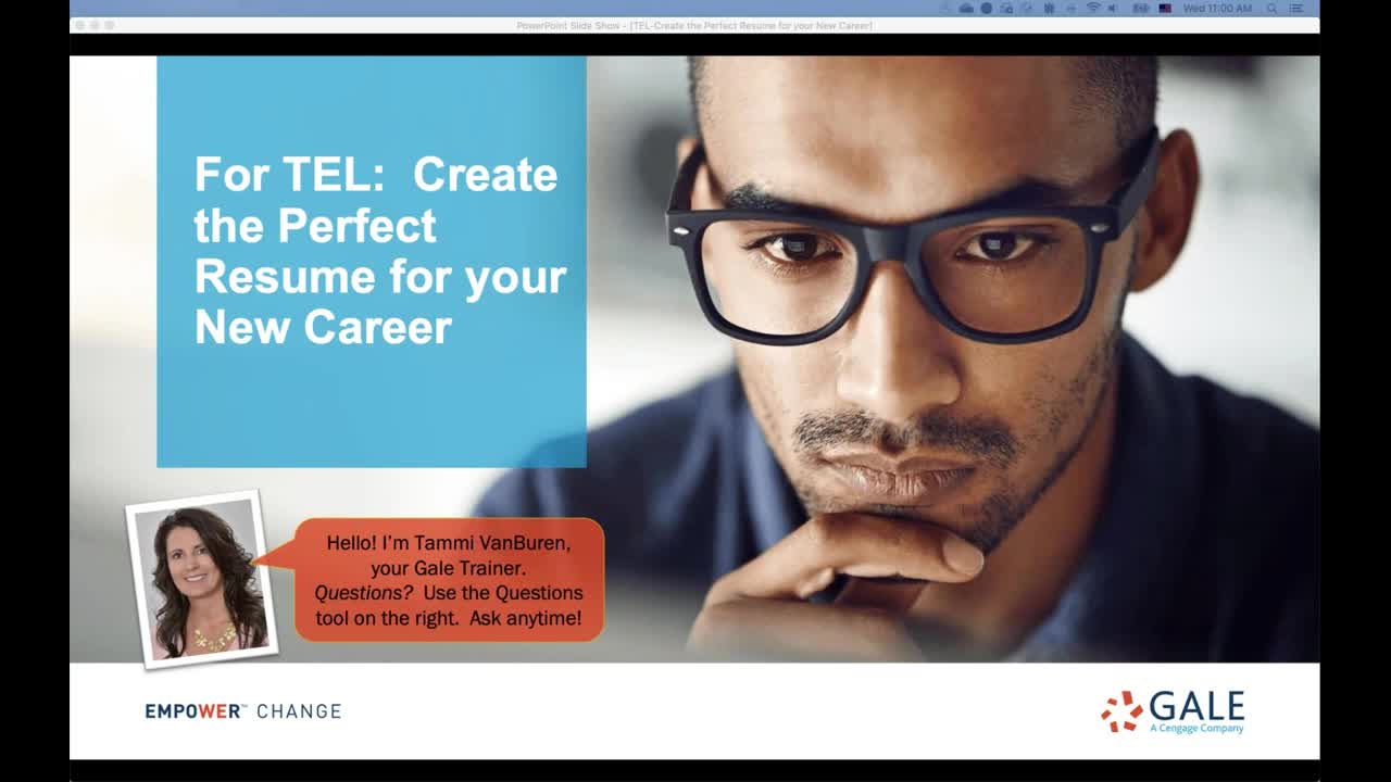 For TEL: Create the Perfect Resume for your New Career