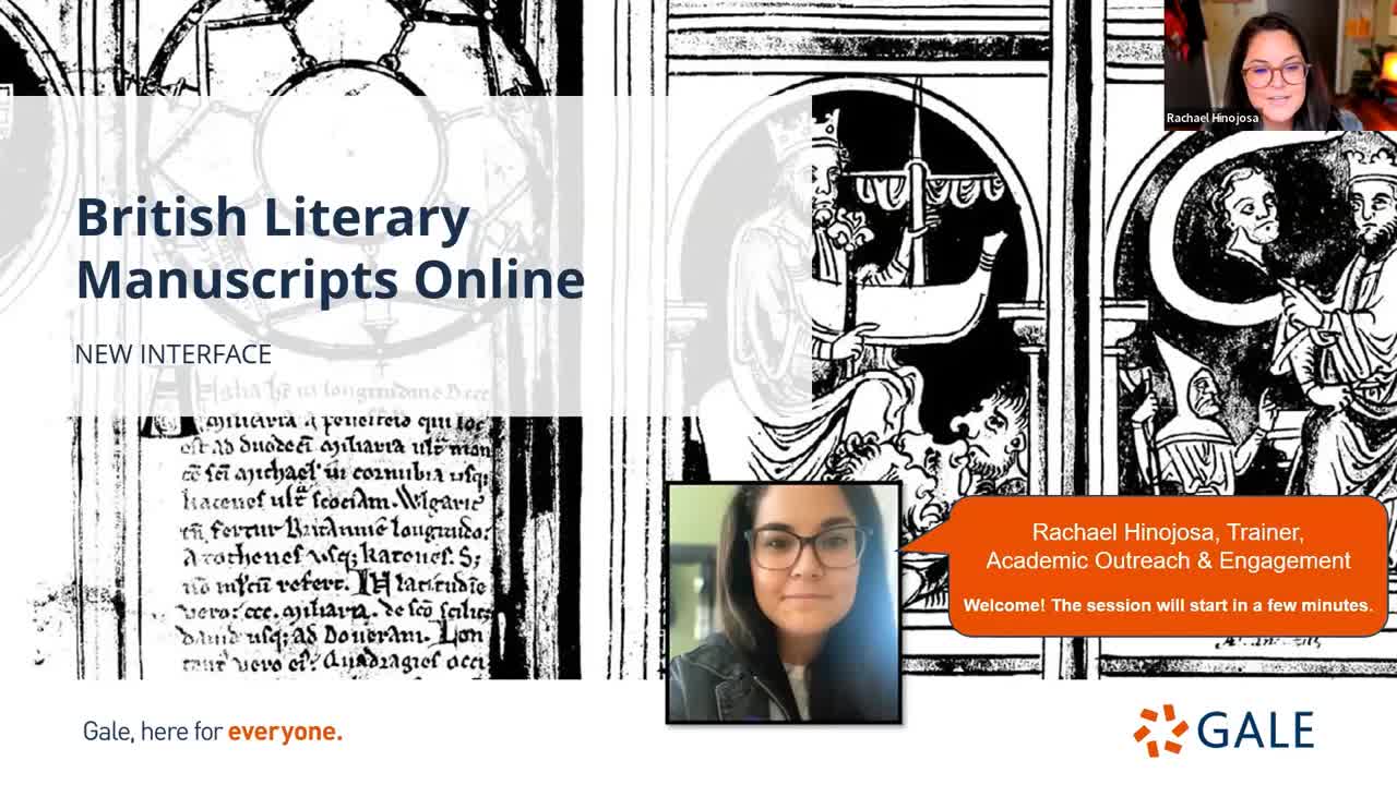 British Literary Manuscripts Online - New Interface - For Higher Ed Users