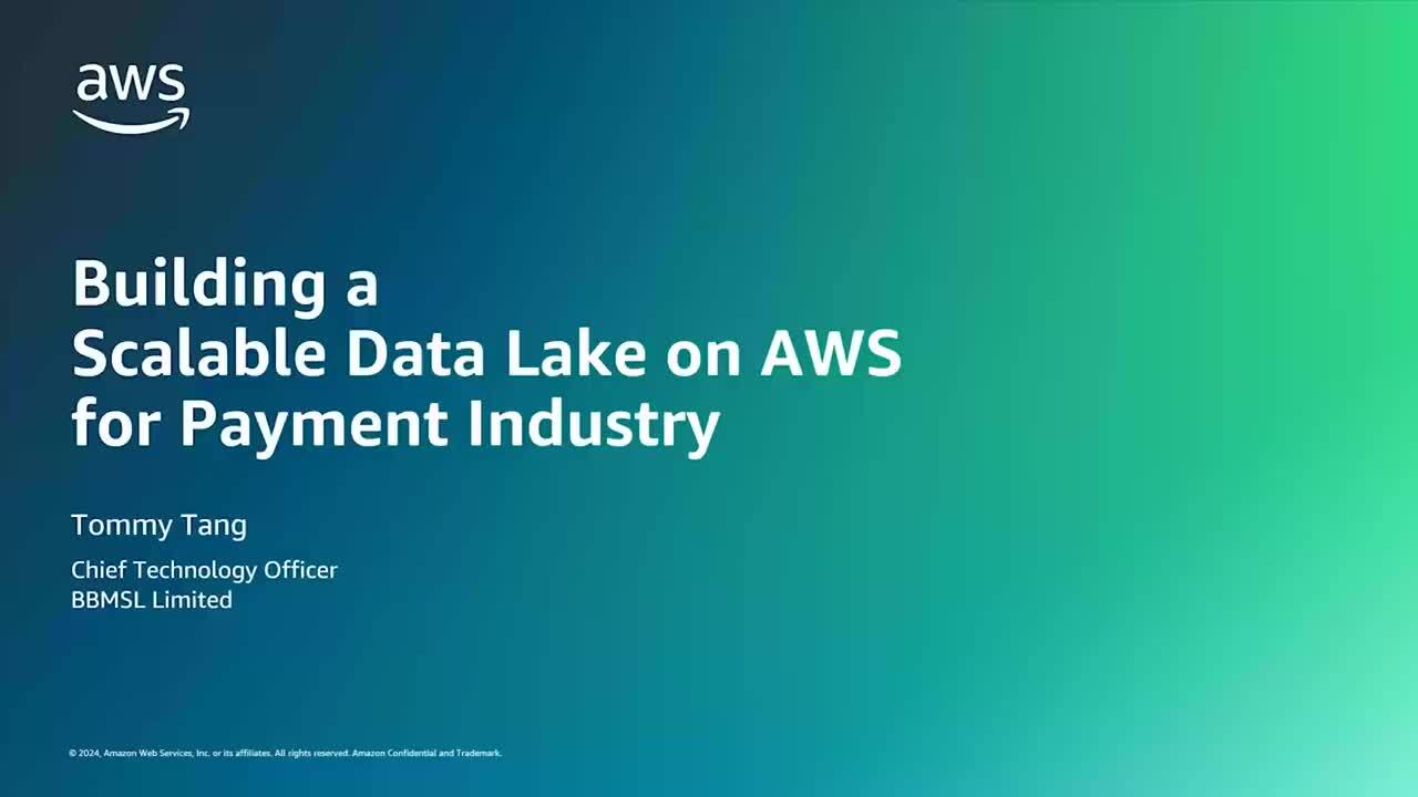 (Session 05) Building a Scalable Data Warehouse on AWS for POS Payment Industry