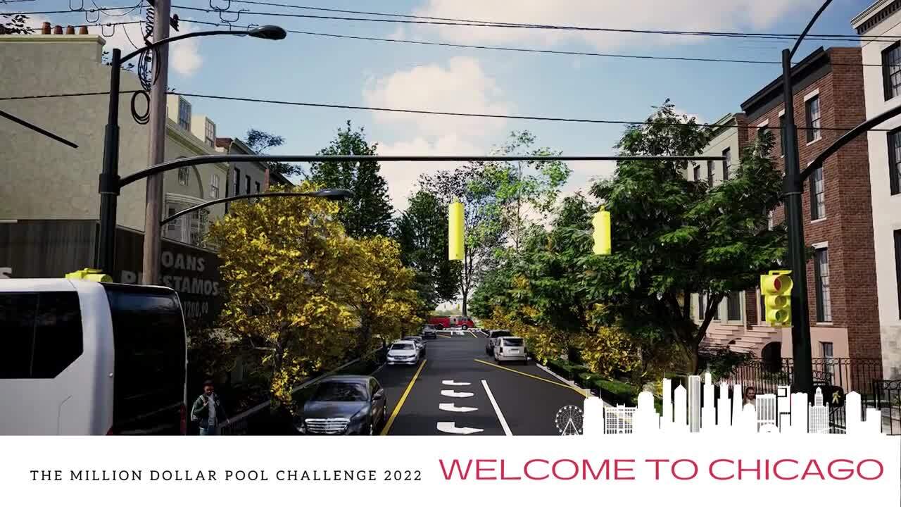 Vidéo de la conception de Brad pour le concours Million Dollar Pool 2022.
