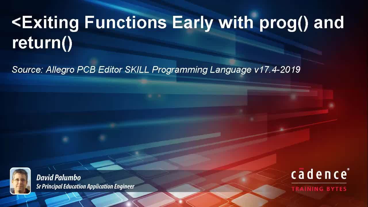 Exiting Functions Early with prog() and return()