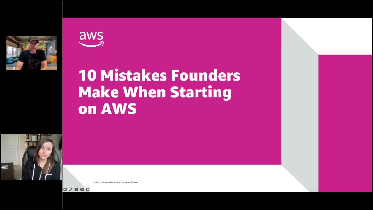 AWS Technical Founder Sprint: The 10 Mistakes Founders Make when Getting Started on AWS