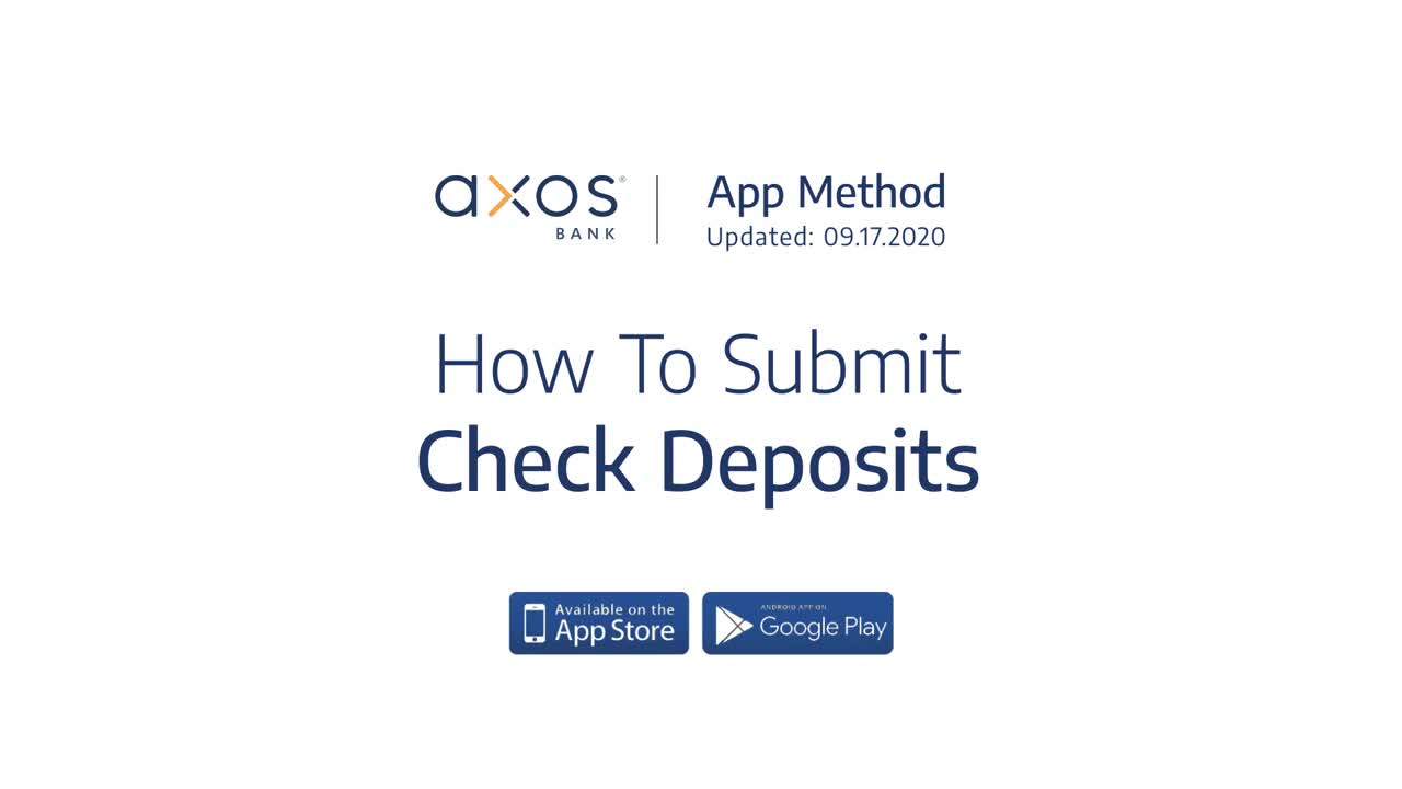 How to Submit Check Deposits