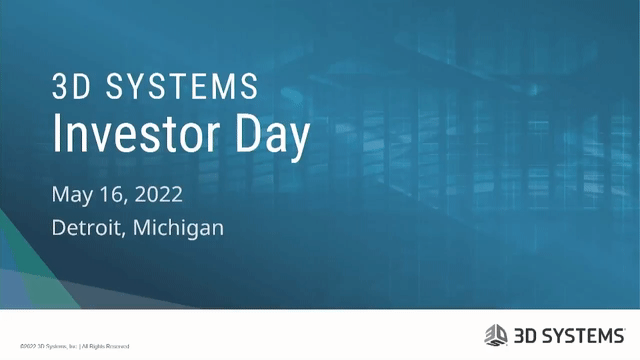 3d systems investor presentation