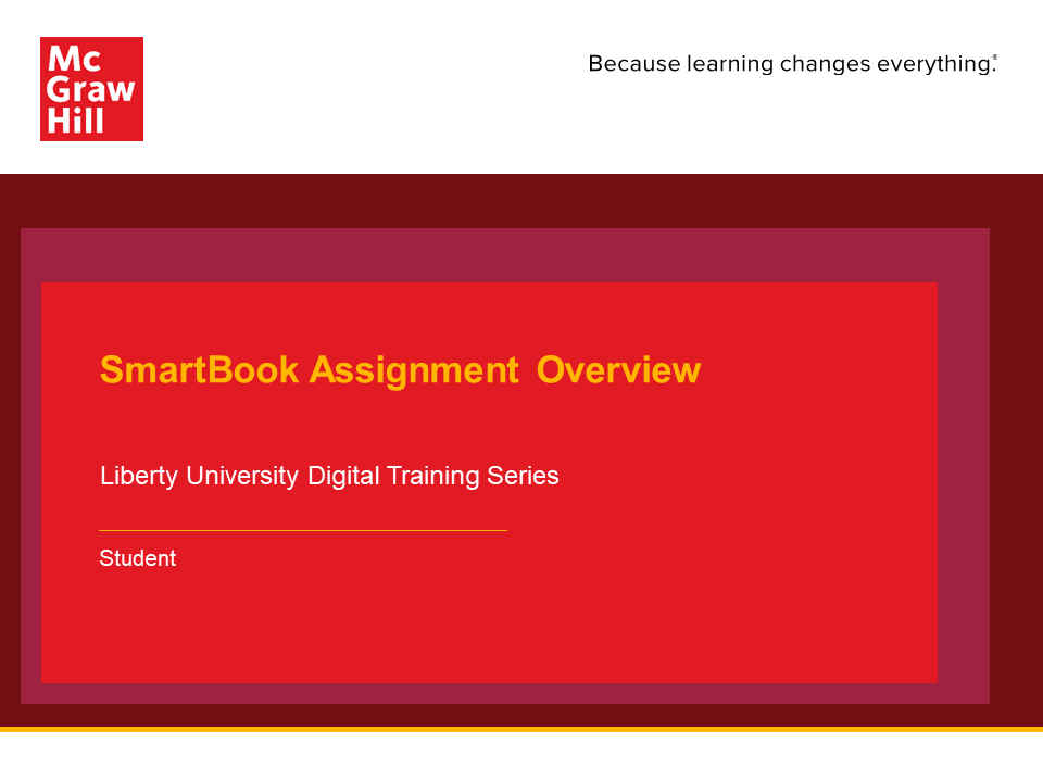 what is a smartbook assignment
