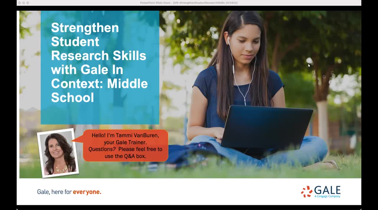 Strengthen Student Research Skills with Gale In Context: Middle School