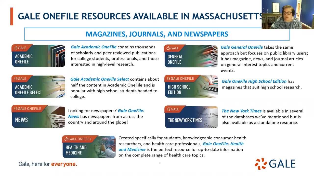 For Massachusetts Libraries: Refresh on Gale OneFile Resources