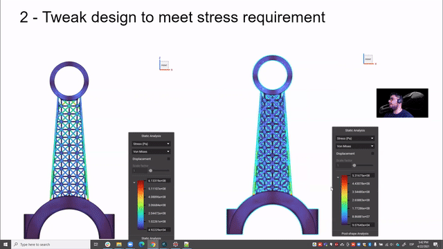 video: Optimize lattice structures for lightweighting with design automation