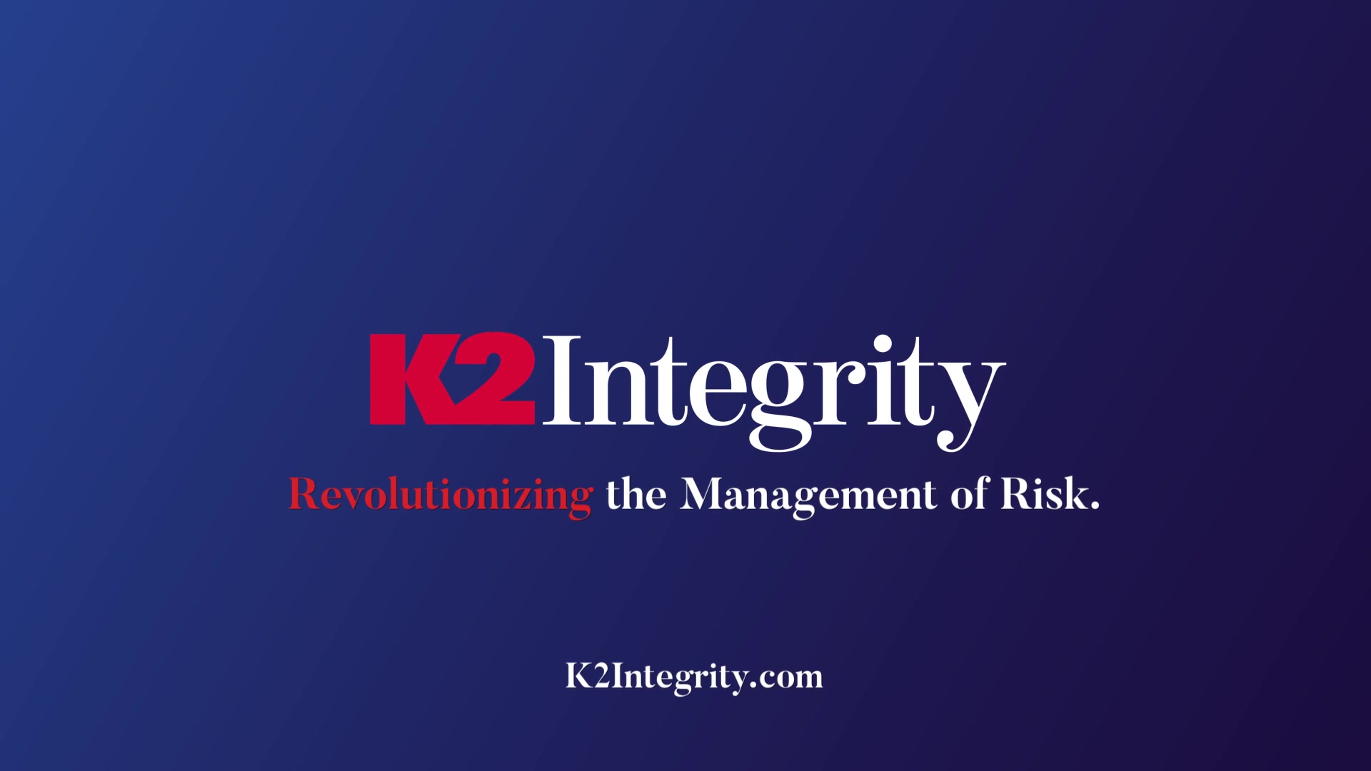 K2 Integrity_Brand Announcement Video