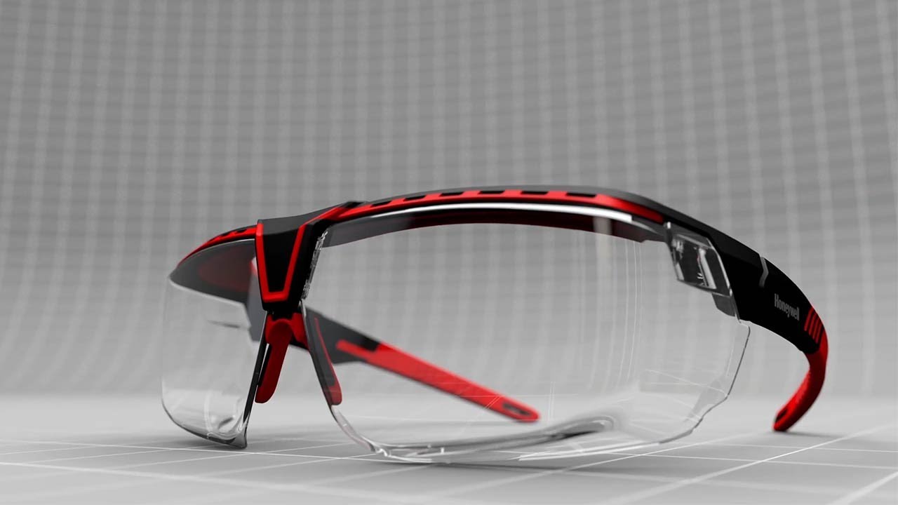 UVEX By Honeywell Avatar Adjustable Safety Glasses With HydroShield  AntiFog Coating Standard BlueBlack  S2870HS
