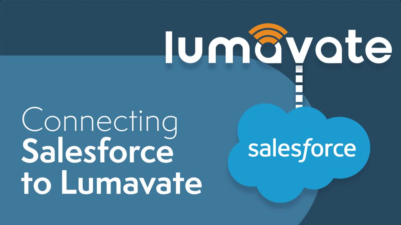 Connecting Salesforce to Lumavate Video Card