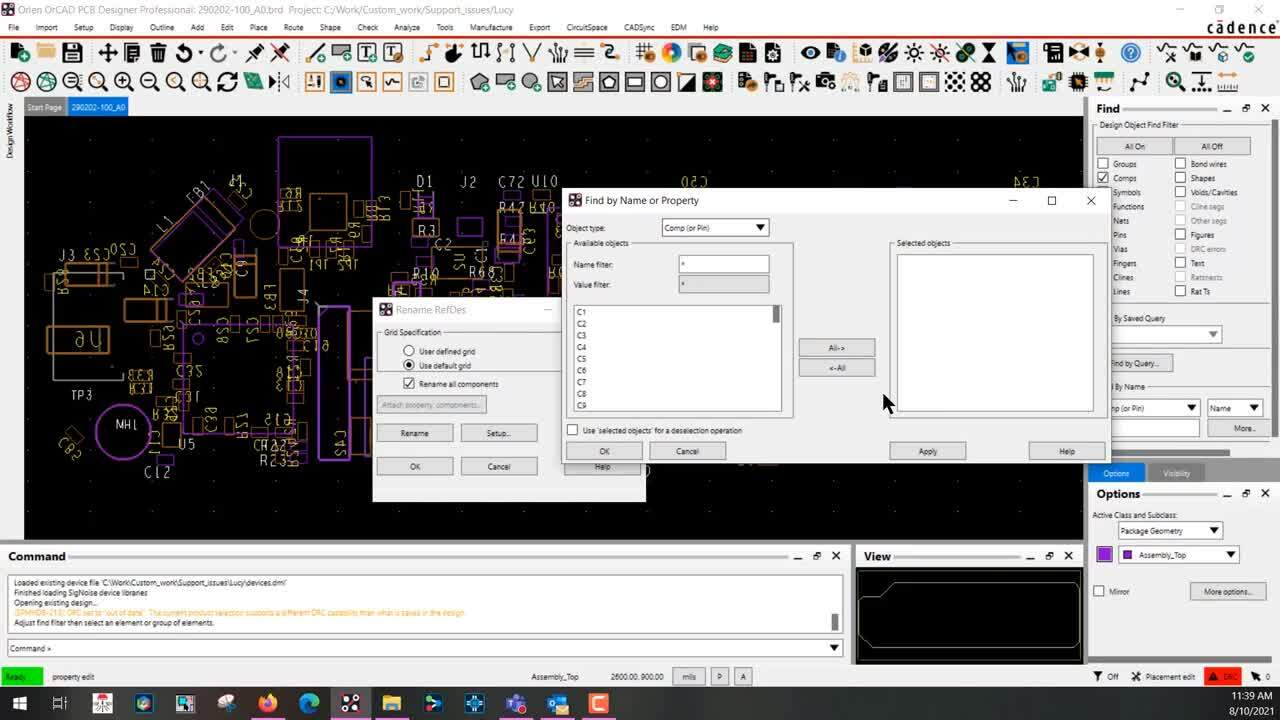 How to Redo Reference Designators on the PCB