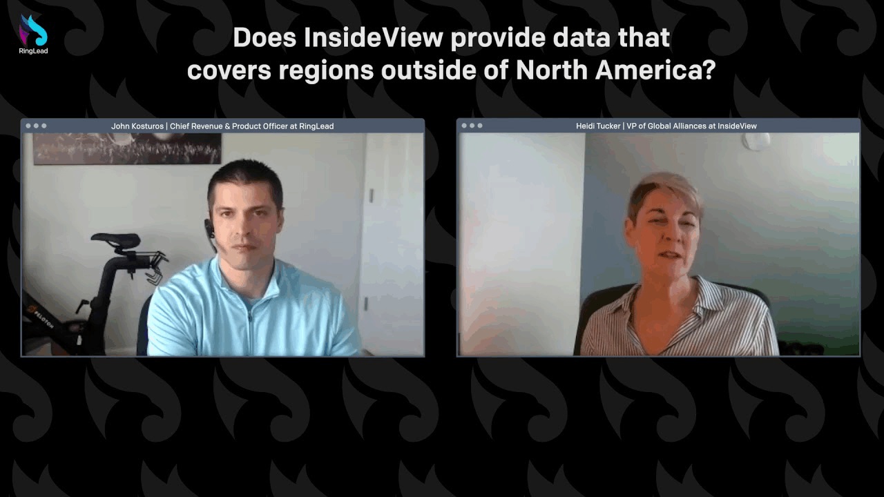 Does InsideView have a global dataset?