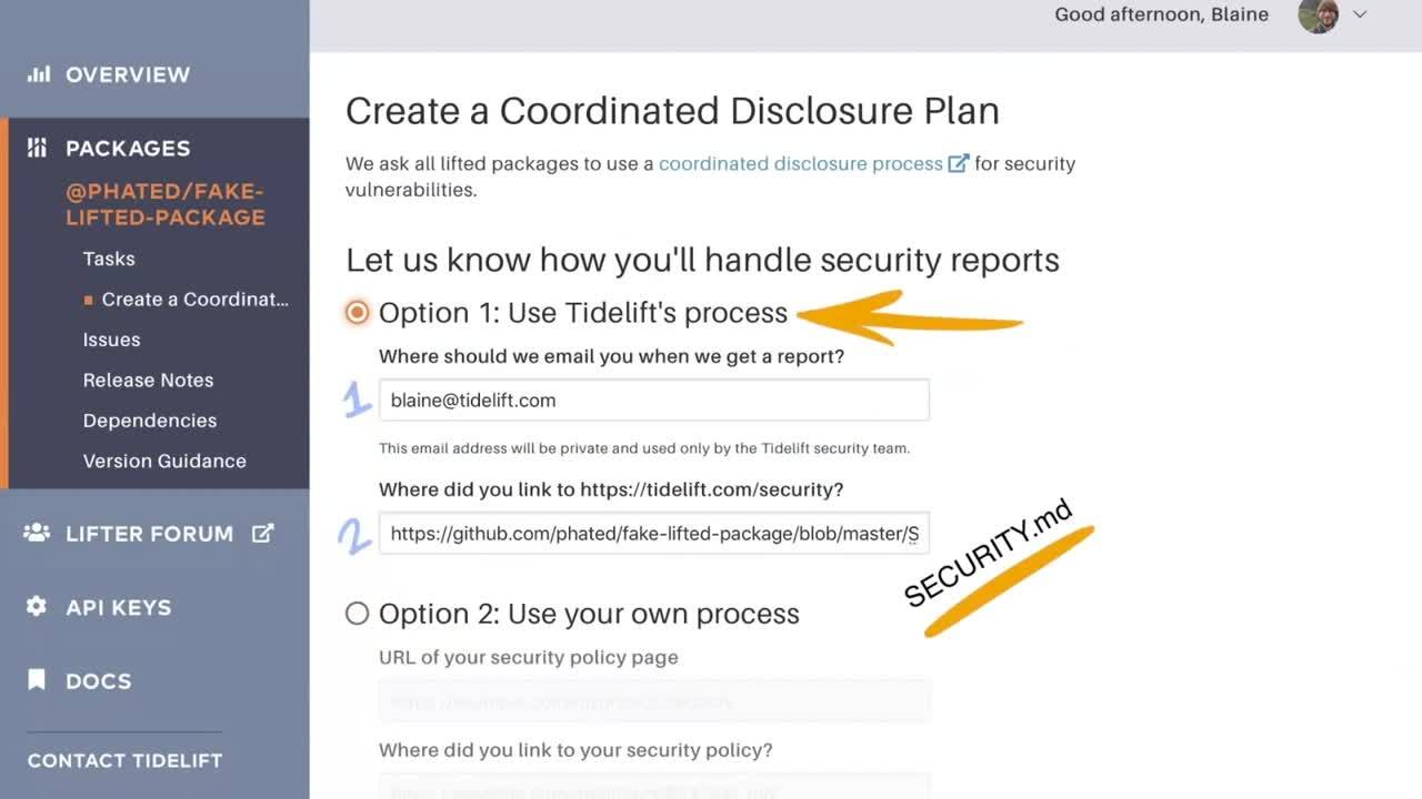 Create a Coordinated Disclosure Plan