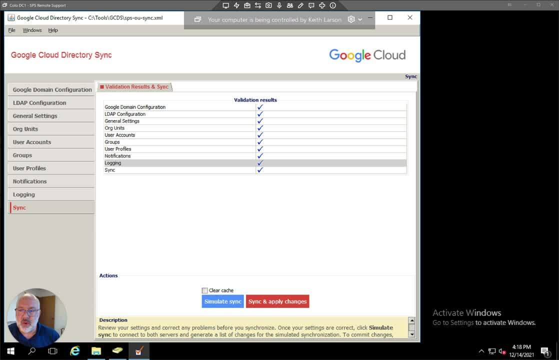 Sync from Active Directory to Google