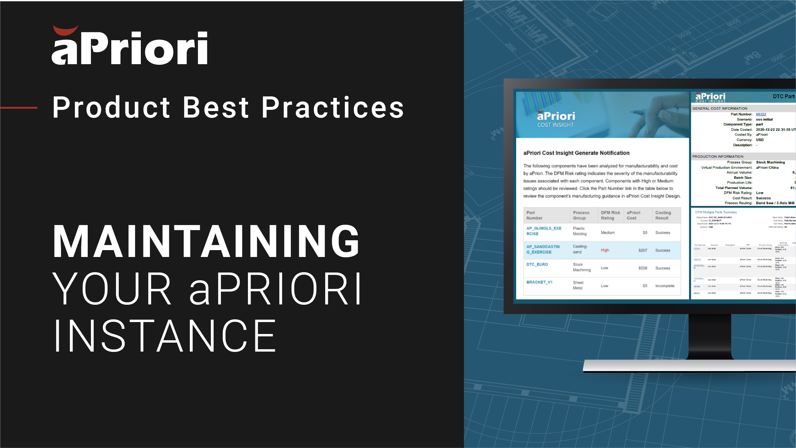 Keeping Your aPriori Up-To-Date - Best Practices