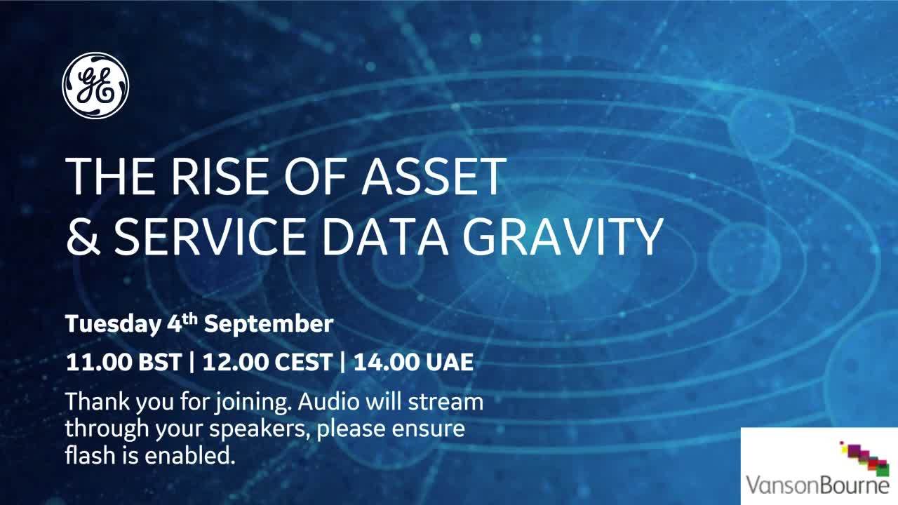 Asset and Service Data Gravity Recording
