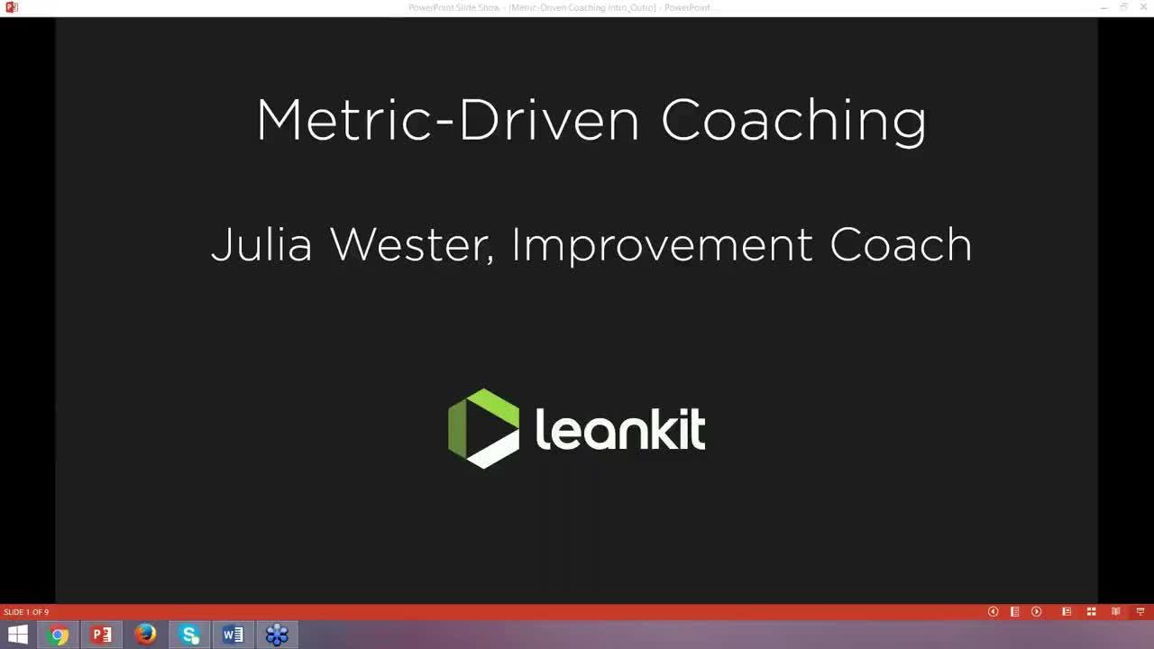 Video: Metric Driven Coaching Webinar