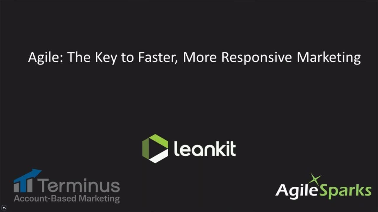 Video: Agile: The Key to Faster, More Responsive Marketing