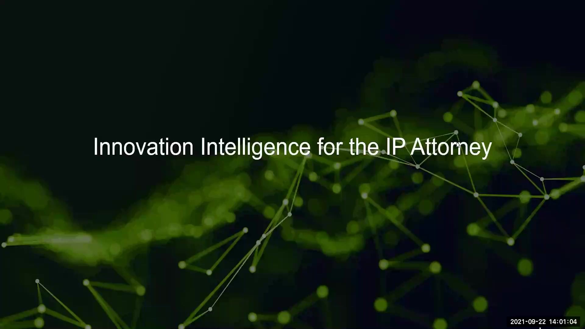 092221_Innovation Intelligence for the IP Attorney