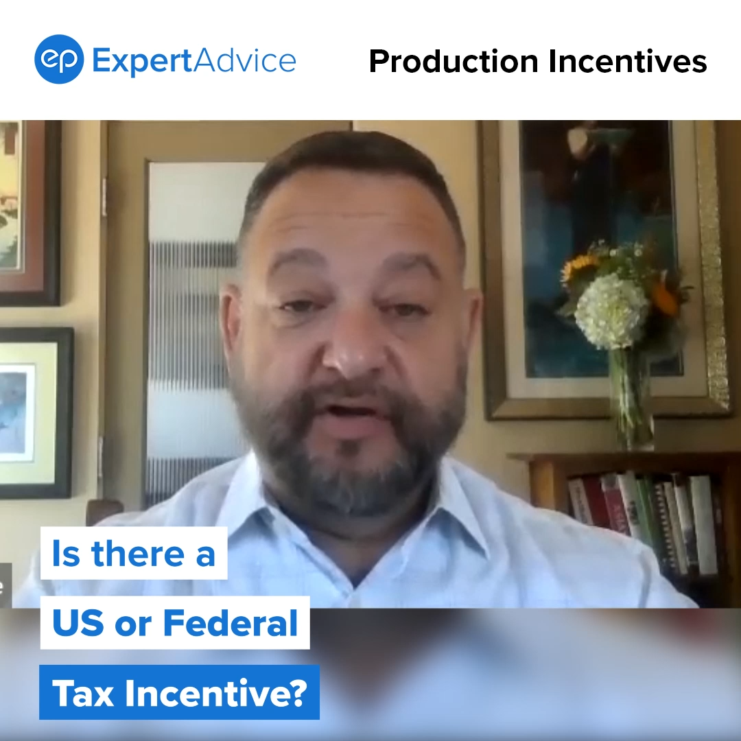 Joe Chianese from Entertainment Partners explains if the US has a federal tax incentive for film and TV