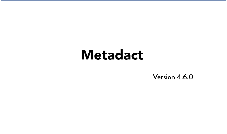 Q4 2019 Metadact Update Video