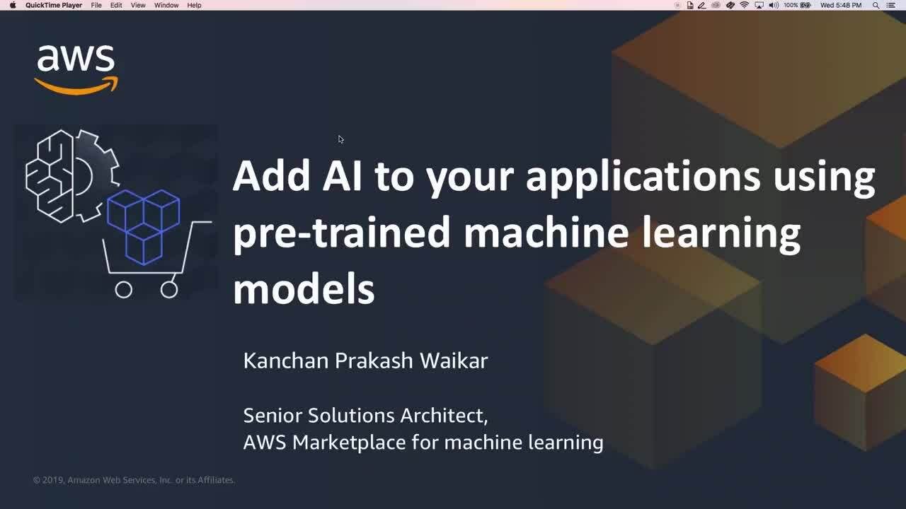 Accelerate Machine Learning Projects with Hundreds of Algorithms in AWS Marketplace