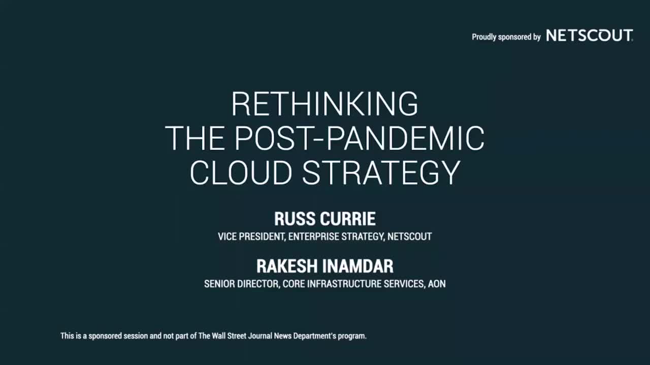 Rethinking the Post-Pandemic Cloud Strategy