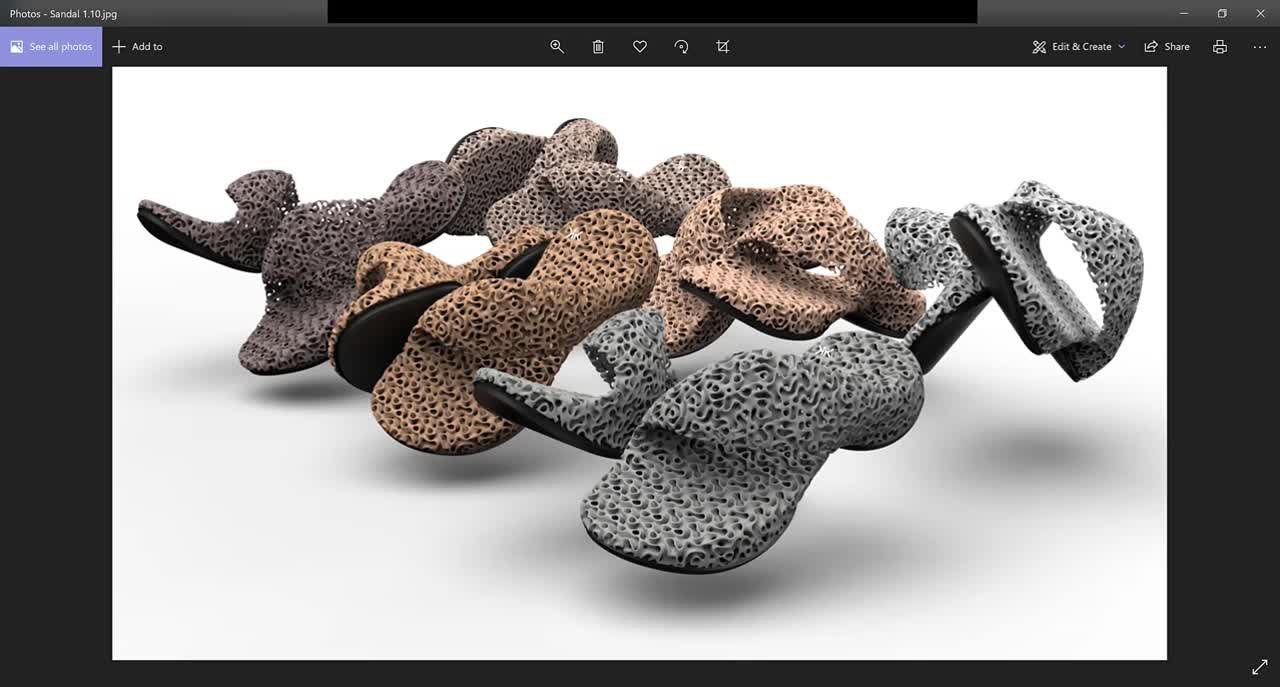 Video: Industrial design DfAM Series: 3D-footwear: Visualize and materialize
