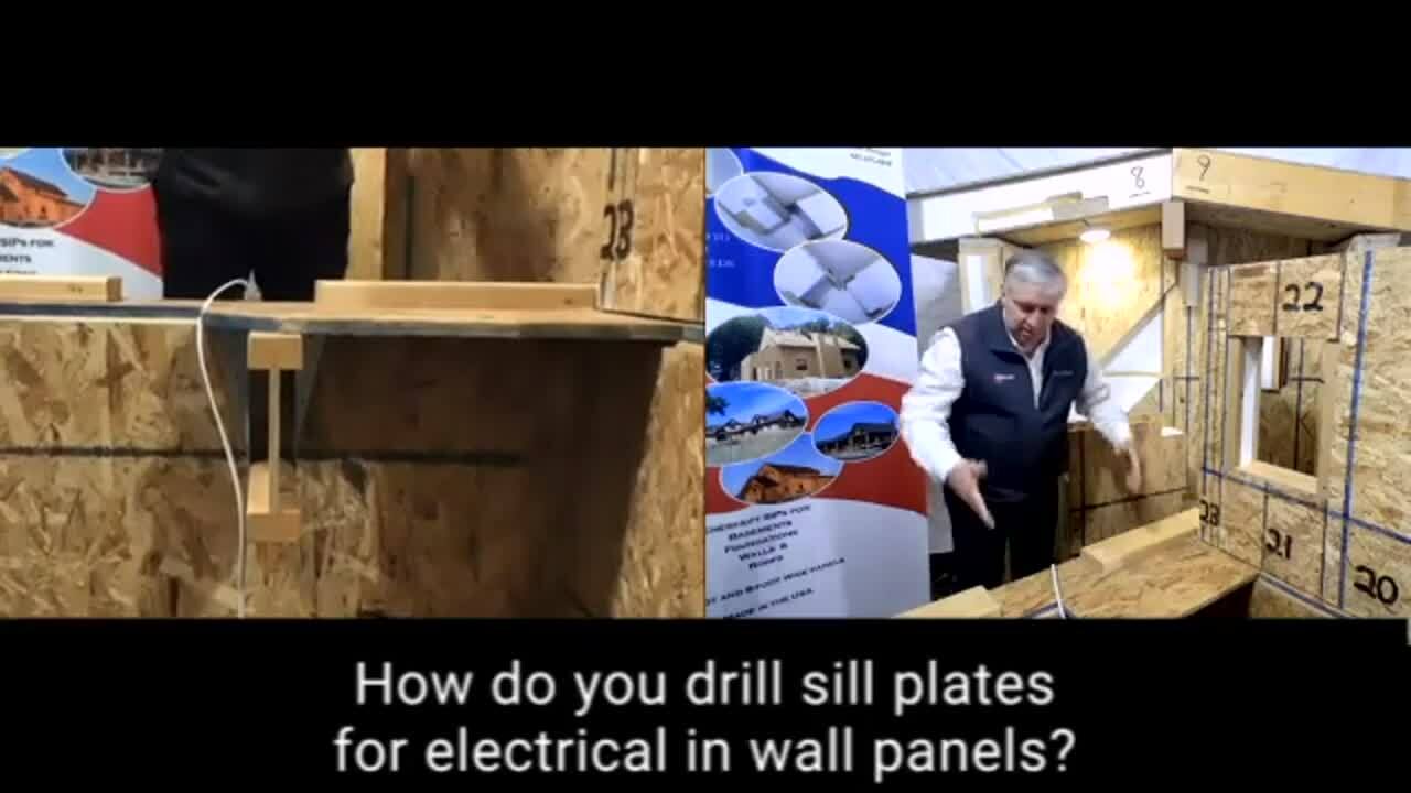 FAQ_Website_How do you drill sill plates for electrical in wall panels