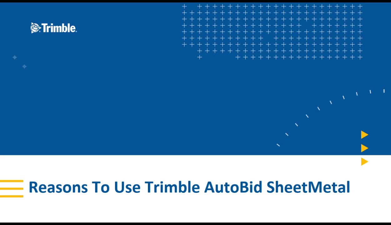 Reasons to Use Trimble AutoBid SheetMetal