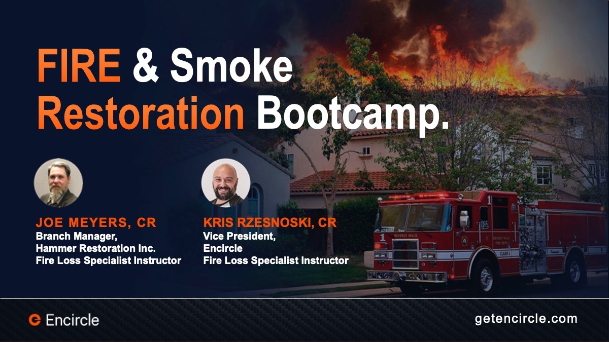 fire and smoke training session - where industry trainers walk you through the entire fire restoration process