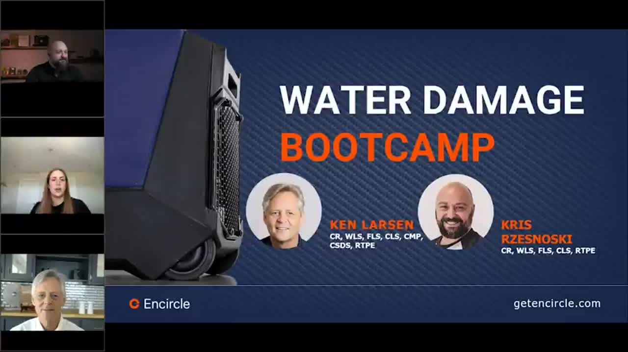 Water Damage Bootcamp — our most popular event in 2022