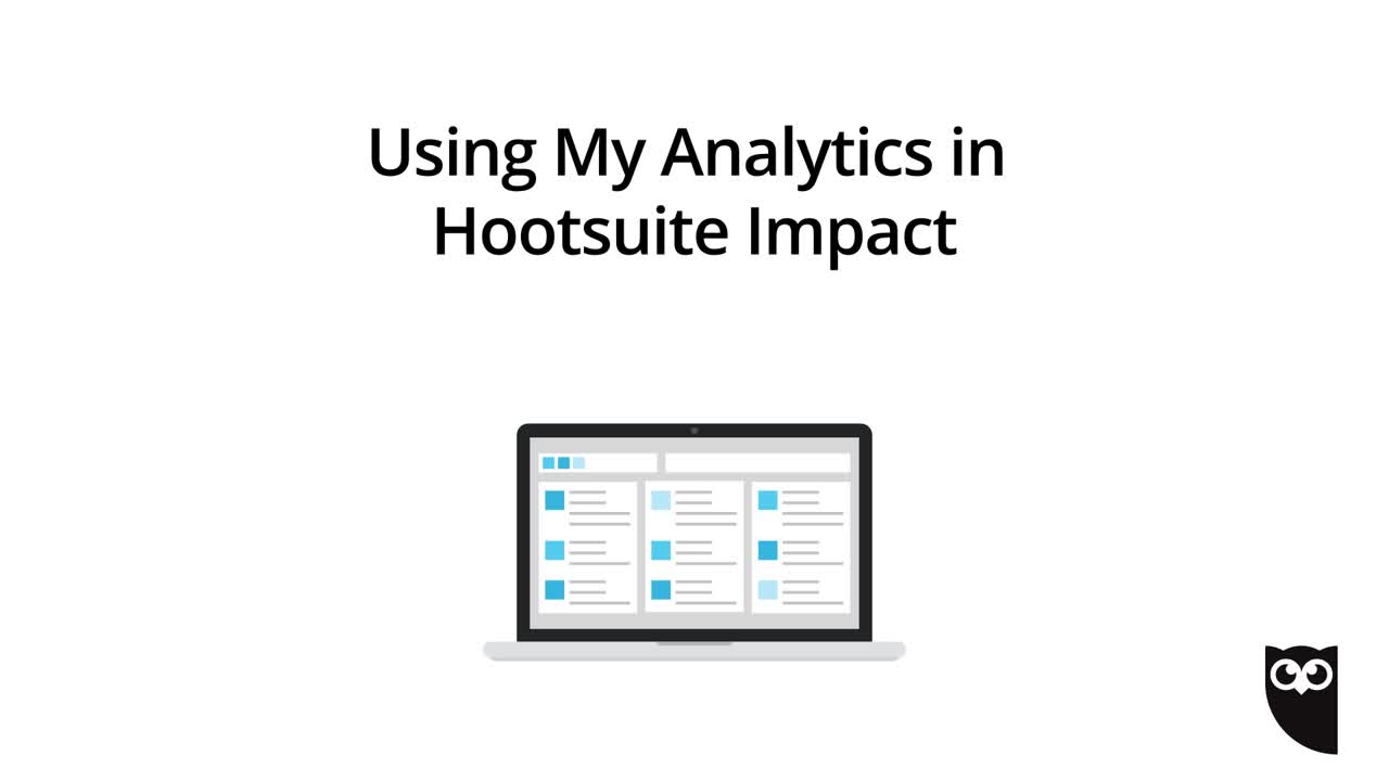 vidéo sur l'utilisation de mes analytics dans Hootsuite impact
