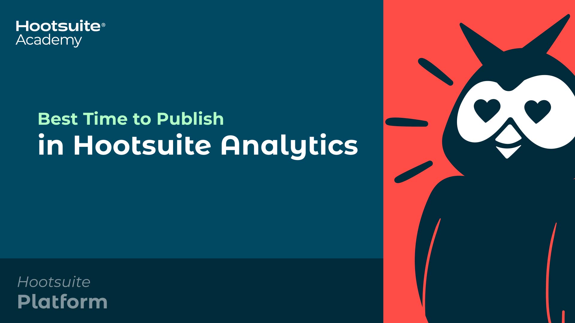 Video presentation of Best time to publish in Analytics