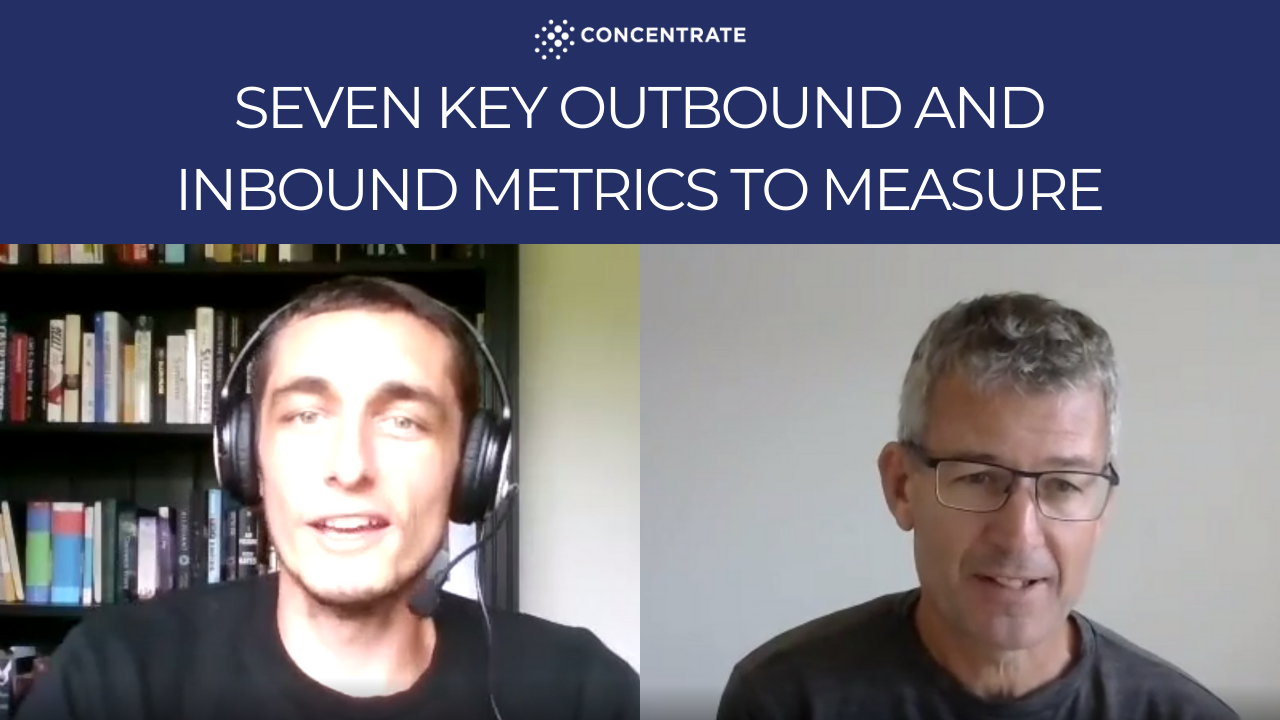 Video 4 Seven key outbound and inbound metrics to measure