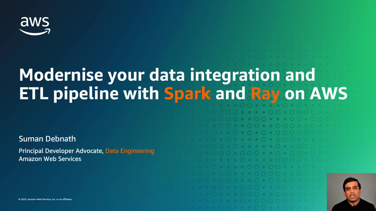 Modernise your data integration and ETL pipeline with Spark and Ray on AWS