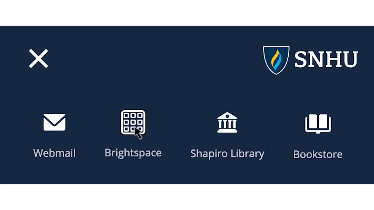 How to log in to the SNHU Brightspace learning platform