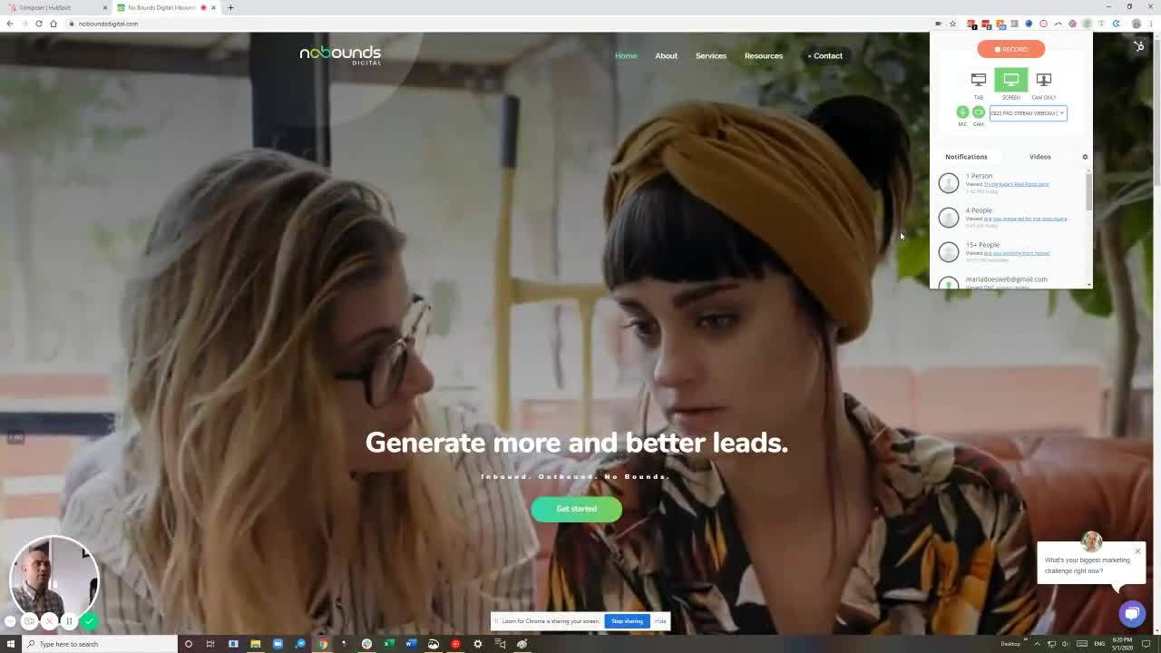 How to Use the Vidyard Chrome Extension to Create One-to-One