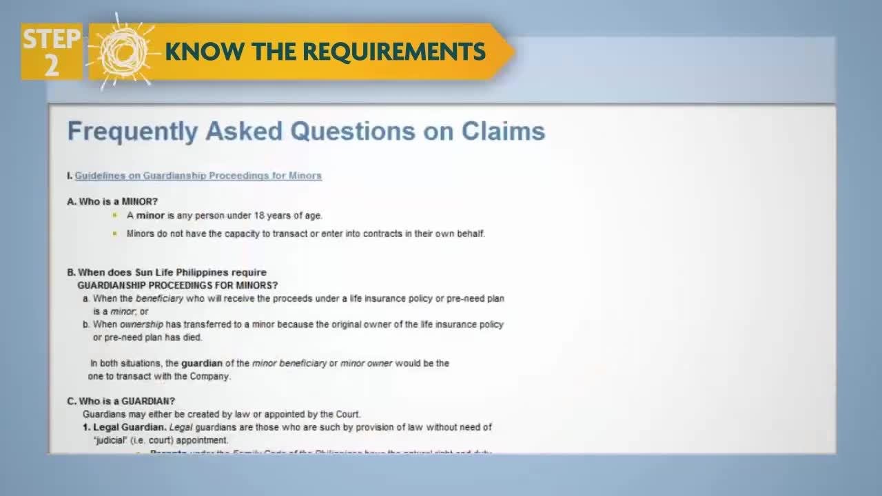 Sun Life how to file a claim video