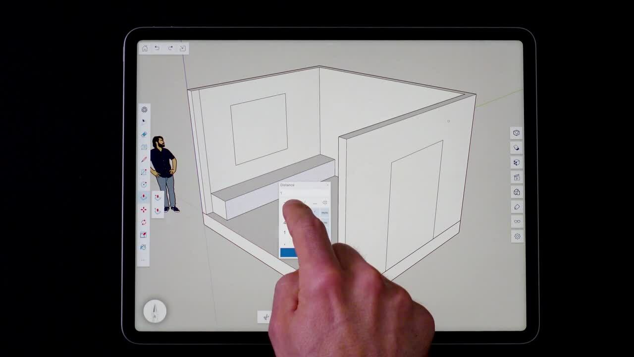 Video of draw your way on SketchUp for iPad