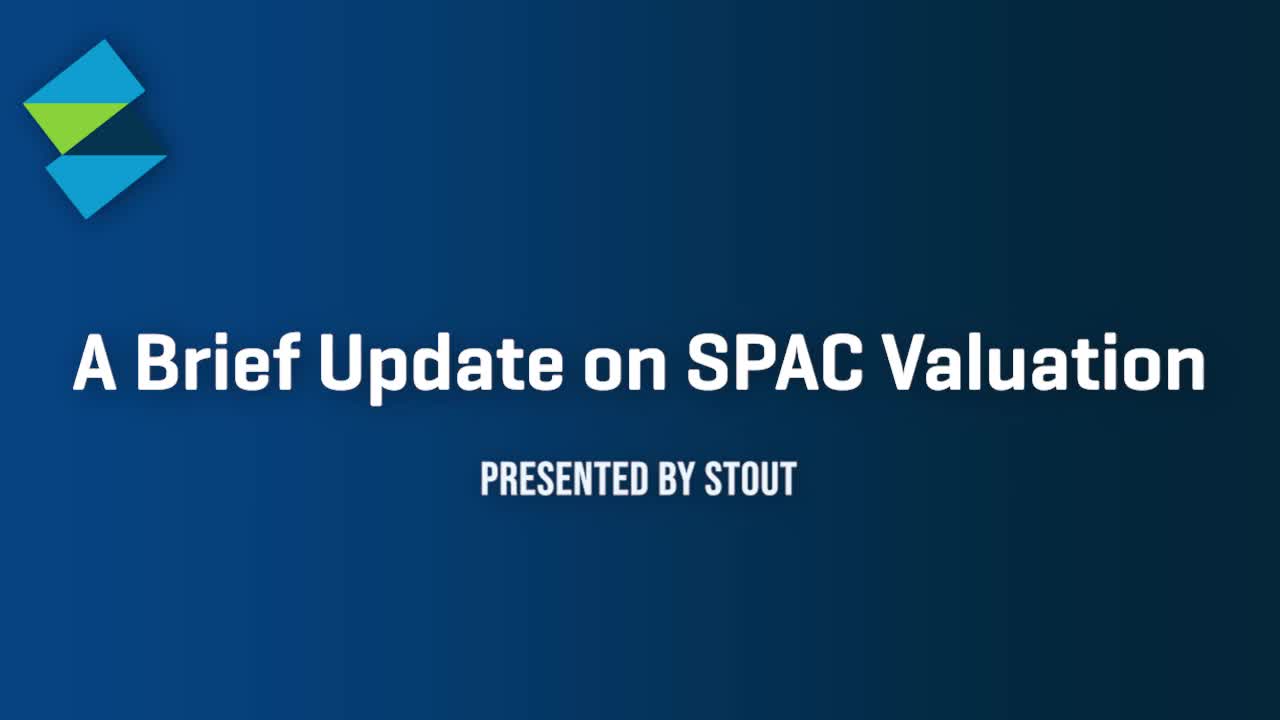 A brief update on SPAC valuation